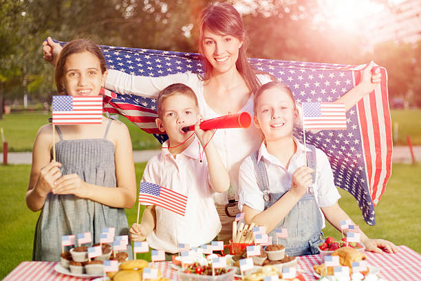  Celebrate the Fourth of July with a delicious family picnic in the park. Don't forget the festive decorations!